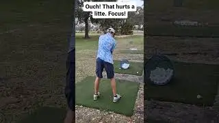 ⛳ Stay Focused That Hurts A Little Bit #golflessons #golfingtips #golfswing