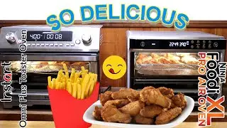 French Fries & Chicken Wings In Instant Omni Plus Vs Ninja Foodi XL Pro Air Oven | PalsLivesLife