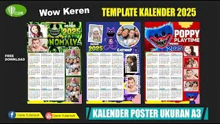 DESAIN KALENDER TAHUN 2025 LENGKAP DENGAN HIJRIAH