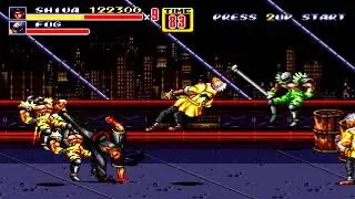 Streets of Rage 2 - Shiva playthrough