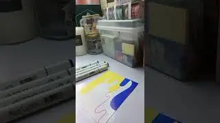 vibrant colour layers idea pt 23 !what next!  #art #creativeideas #drawing #artandcraft