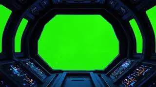 Spaceship view | Free Green Screen Sci-Fi Stock Footage