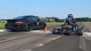 230HP Super Kart vs. 1300HP Porsche 9ff vs. 1088HP AUDI S4