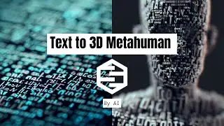 Text to 3D Metahuman Head, By new AI 