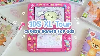 Modded 3DS Collection Tour in 2024 🌸 50+ Cute & NICHE Games for 3DS 💐