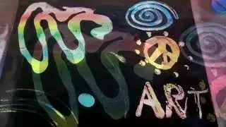 Soap and Spray Paint Technique