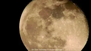 Nikon Coolpix P1000 zoom test   Moon ( 4K ) - Nikon Coolpix P1000 ile ay çok net görüntüleniyor