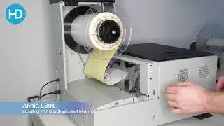 Afinia L801 Loading & Unloading Label Material | HD Labels Help Video