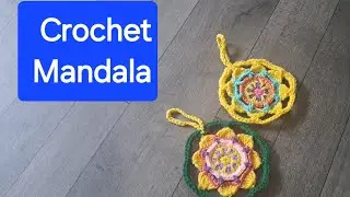 Crochet Mandala in Tamil // How to do crochet mandala