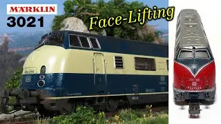 MÄRKLIN V200 - Upgrade: NEW look for OLD locomotive in H0 - Window 3021 