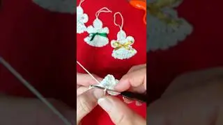Heklani anđelić-crochet  angel-Christmas crochet decoration, ornament