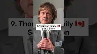 Top 10 Wealthiest Families in the World 🌎  #shorts #billionaire