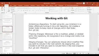 10 Working With Git
