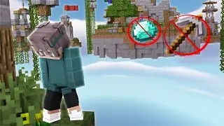 Wir spielen MINECRAFT SKYWARS nur mit Eisen Sachen?! (mit @FiroTV) | Skywars Challenge