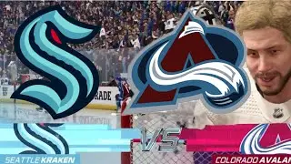 NHL'22 Seattle Kraken Девяткин #20 - Colorado Avalanche