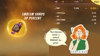 This Emblem Sands is almost PERFECT for yelan | Genshin Impact Artifact Hit or Miss #20