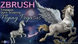 Flying Pegasus. #art  #artist  #myart #designers #sculpture #zbrush   #Artistry #ZBrushSculpting