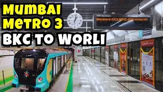 Mumbai Metro 3 : Bandra Kurla Complex to Worli | Mumbai Metro 3 Phase 2, Aqua Line