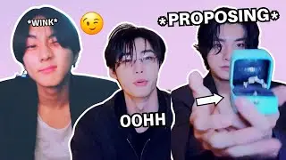 enhypen today: jungwon english time + jake's proposal?