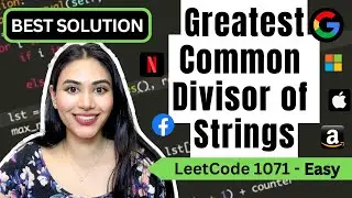 Greatest Common Divisor of Strings - LeetCode 1071 