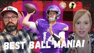 Reacting To The Latest NFL News And Drafting Best Ball Mania Teams With Megan Shoup