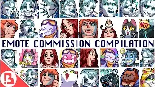 EMOTE COMMISSION COMPILATION - Late 2020-Early 2021 Batches