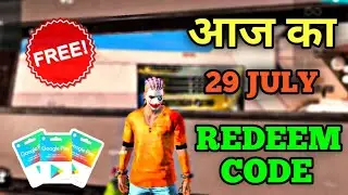 Free Fire Redeem Code Today 29 July 2022 | Today Redeem Code Free Fire | 101% Working Redeem Code