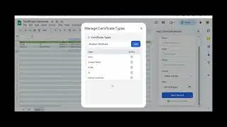 Google Sheets Certificate Generator Template
