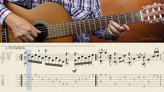 Pardonne moi ce caprice d'enfant | Tabulature | Guitar Cover