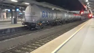проходящие ночные грузовые поезда (Австрия)/passing night freight trains (Austria)