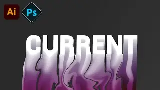 Liquid Text Effect | Adobe Illustrator & Photoshop