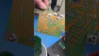 Handmade PCB traces - From the Cool Board Edition #pcb #electronics #shorts