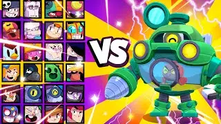 PEARL vs TÜM KARAKTERLER 📣 HİPERŞARJ İLE ROBOTU BİLE YOK EDİYOR ! Brawl Stars