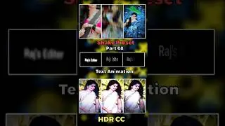 08 Top 03 Shake+Text+HDR Cc Preset।Alight Motion। #Trending #ytshorts #shorts #alightmotion