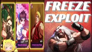FREEZE EXPLOIT???!! WHAT?! - Street Fighter: Duel THE F2P WAY!