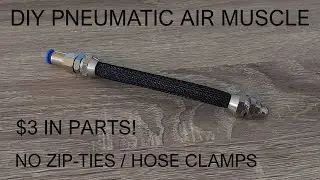 DIY pneumatic air muscle 💨 🦾