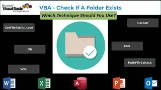 VBA - Check If A Folder Exists