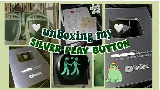 unboxing silver play button 💚