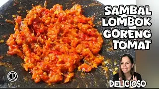 Sambal Lombok Goreng Tomat, Pelengkap Nasi Kucing Angkringan / Nasi Bandeng dan Sayur Bobor Bayam