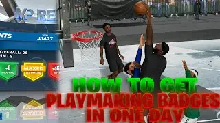 THE BEST PLAYMAKING BADGE METHOD IN NBA 2K22 NEXT GEN! GET ALL PLAYMAKING IN ONE DAY!