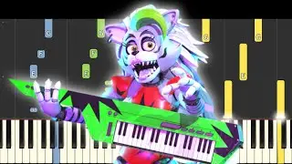 FNAF Security Breach - Main Theme Intro Song - Extended Piano Remix