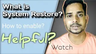 How to enable SYSTEM RESTORE on your PC or Laptop #systemrestore