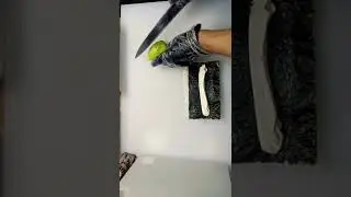 Готовим дома вкусный ролл. Овощной ролл с сыром Филадельфия. Ролл в Кунжуте