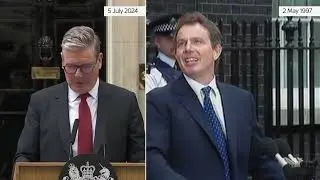 1997 vs 2024: Blair and Starmer's first speeches