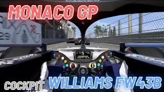 F1 2021 Gameplay | Williams FW43B George Russell's Cockpit Cam Monaco Grand Prix