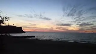 Песчаное, море, закат
