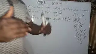 Surds containing variables