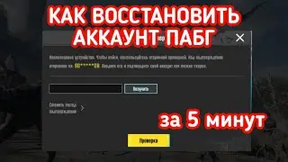 😳КАК ВОССТАНОВИТЬ АККАУНТ В ПАБГ МОБАЙЛ? КАК ОТВЯЗАТЬ НОМЕР И ПОЧТУ В ПАБГ 2026