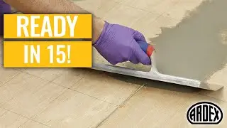 Smooth & Patch Floors Fast With ARDEX Feather Finish