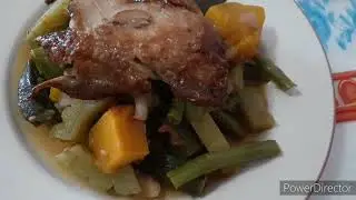 Mixed Veg.with BBQ Chicken